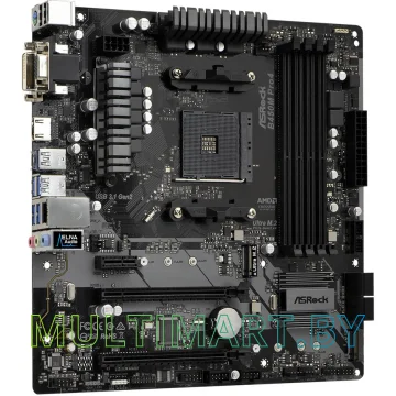 Материнская плата ASRock B450M Pro4 R2.0 картинка 2